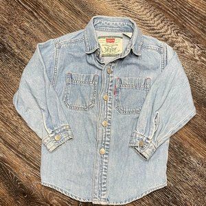 Kids Levi's Denim Button Shirt, Sz 3T, EUC